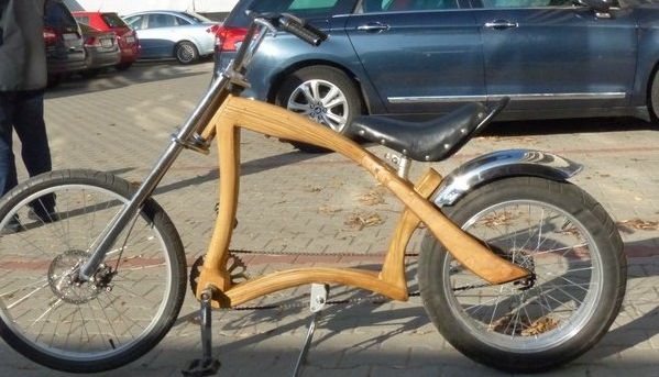 rower drewniany II miejsce