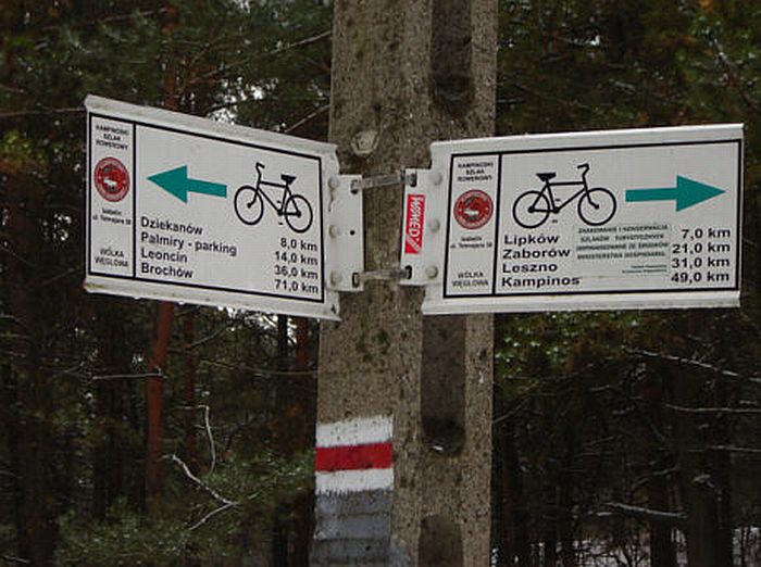 Szlak rowerowy po Puszczy Kampinoskiej