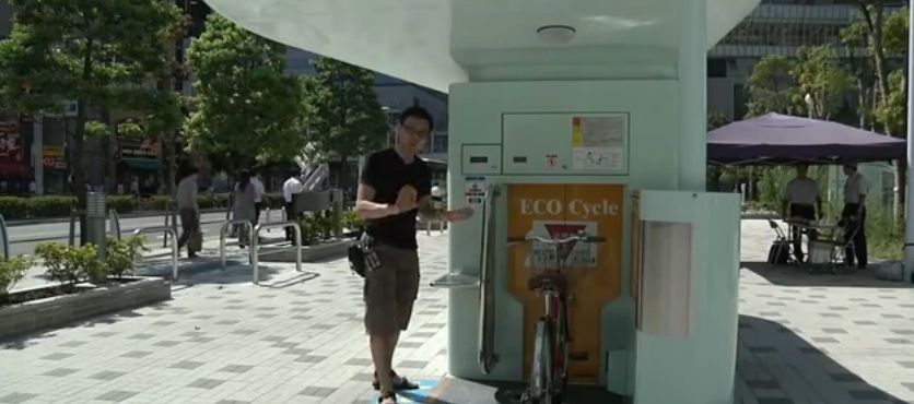 Podziemne rowerowe parkingi, czyli jak to się robi w Japonii